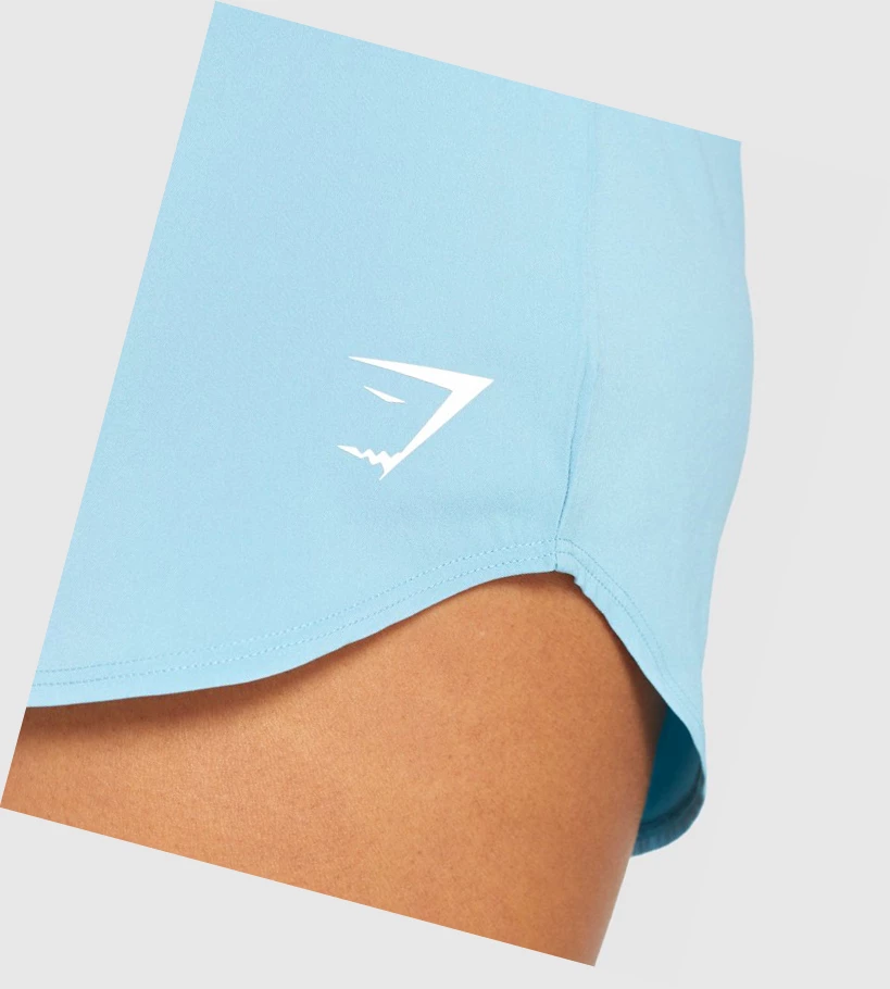 Gymshark Essential Loose Koulutus Naisten Shortsit Vaaleansininen | DGHYCO081