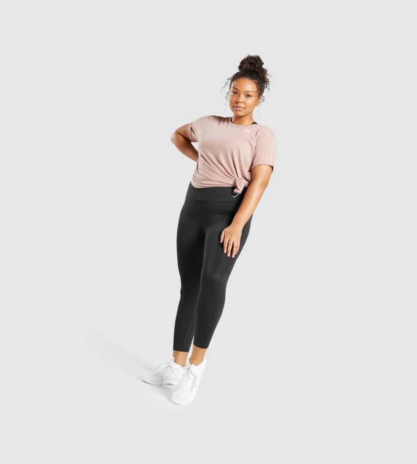Gymshark Essential Naisten T Paidat Harmaat Ruskea | DMQKEZ642