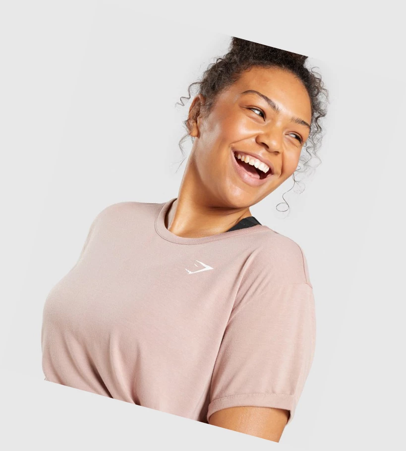 Gymshark Essential Naisten T Paidat Harmaat Ruskea | DMQKEZ642