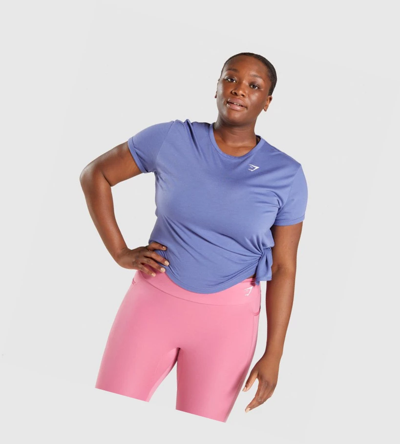 Gymshark Essential Naisten T Paidat Sininen | BDLIGM302