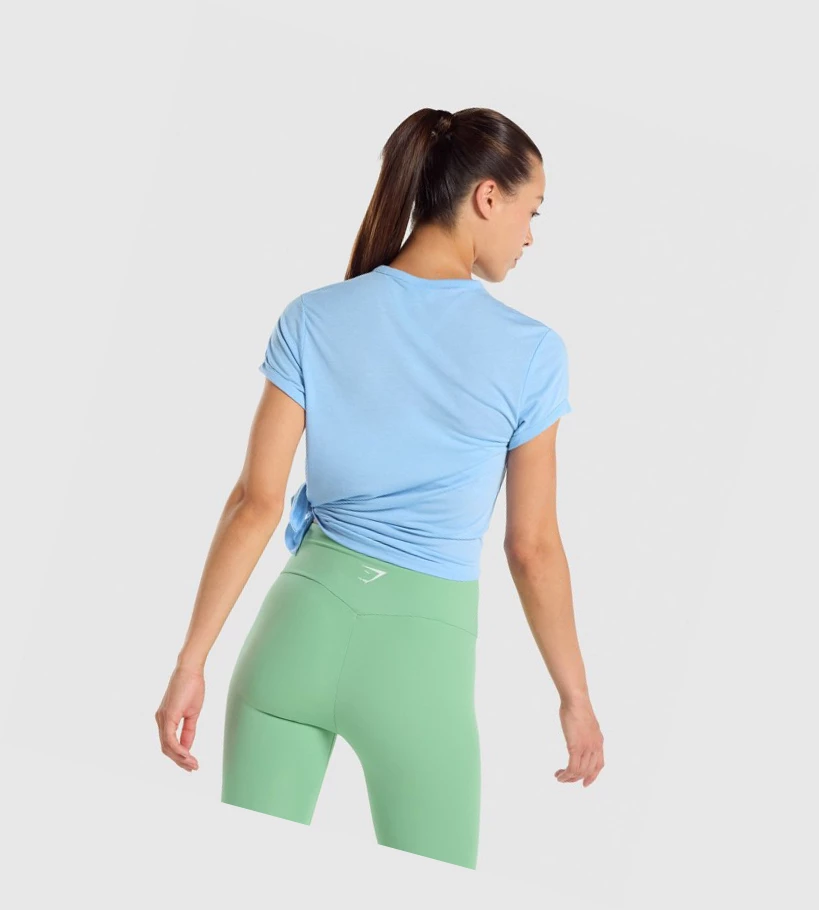 Gymshark Essential Naisten T Paidat Vaaleansininen | JAERUL451