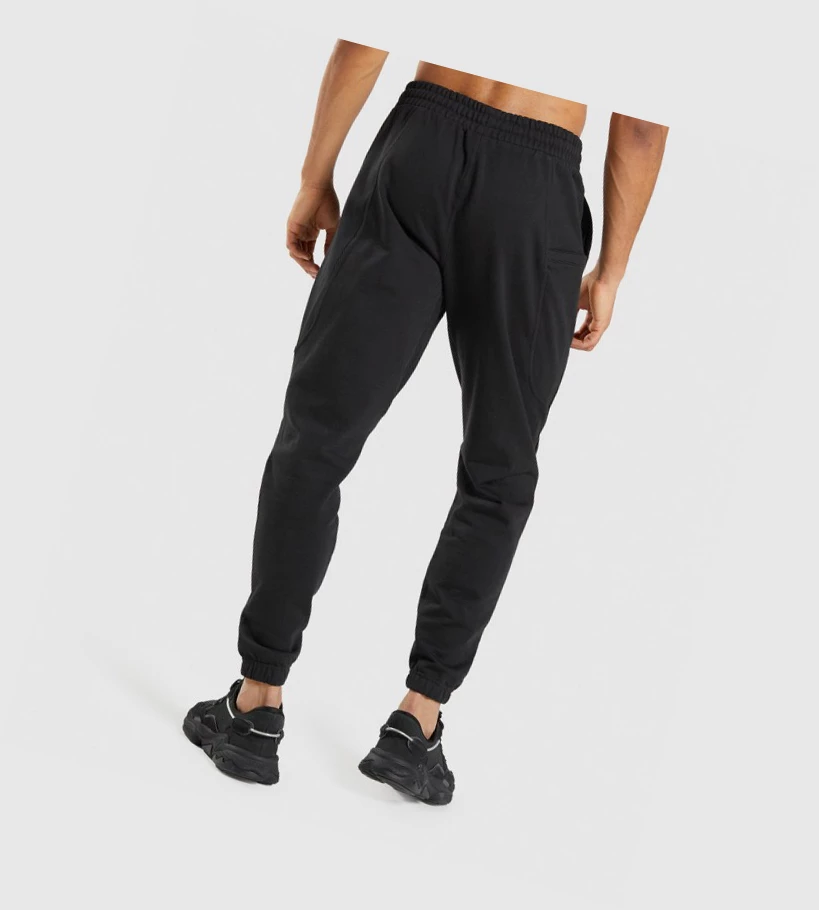 Gymshark Essential Oversized Miesten Juoksuvaatteet Mustat | OVZDBE651