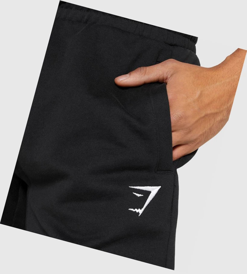 Gymshark Essential Oversized Miesten Juoksuvaatteet Mustat | OVZDBE651