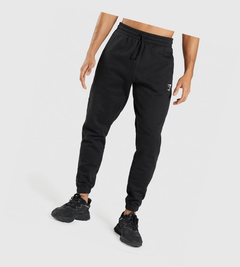 Gymshark Essential Oversized Miesten Juoksuvaatteet Mustat | OVZDBE651