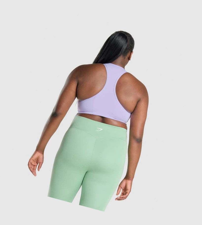 Gymshark Essential Racer Back Koulutus Naisten Urheiluliivit Vaaleanvioletit | ALQFEU205