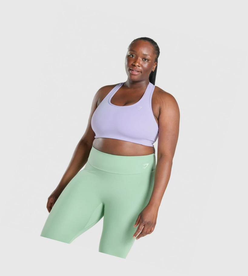 Gymshark Essential Racer Back Koulutus Naisten Urheiluliivit Vaaleanvioletit | ALQFEU205