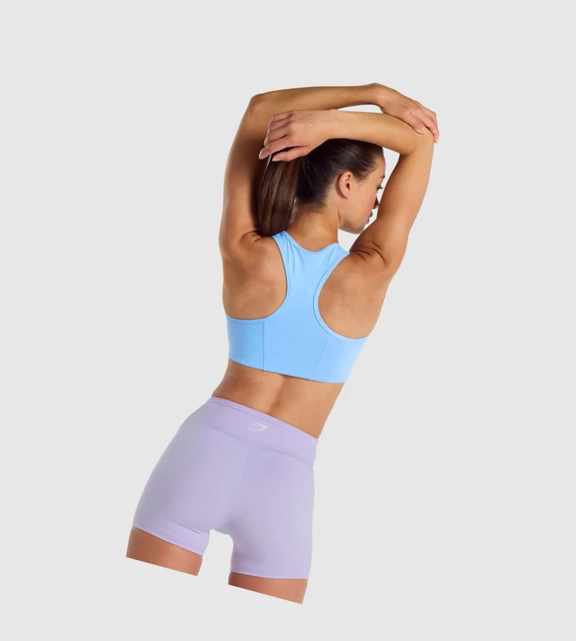 Gymshark Essential Racer Back Koulutus Naisten Urheiluliivit Vaaleansininen | BEPDKW740