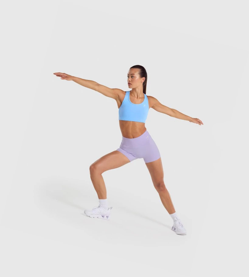 Gymshark Essential Racer Back Koulutus Naisten Urheiluliivit Vaaleansininen | BEPDKW740