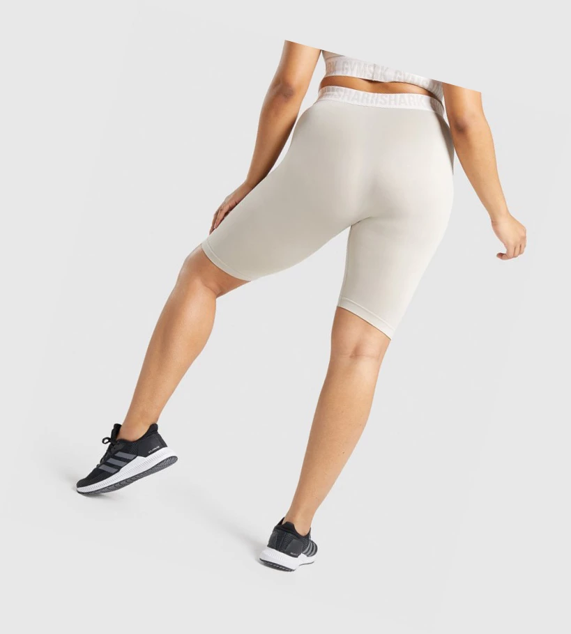 Gymshark Fit Seamless Cycling Naisten Shortsit Harmaat | CLNBRS106