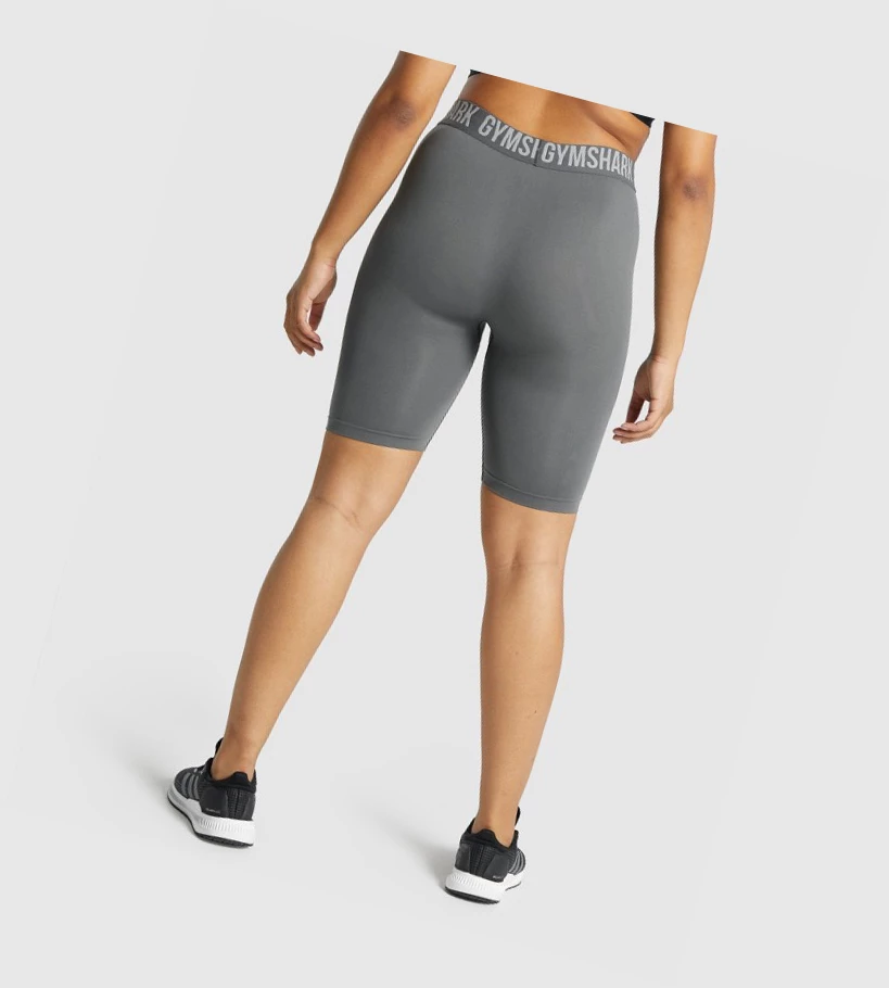 Gymshark Fit Seamless Cycling Naisten Shortsit Harmaat | PKMDNO413
