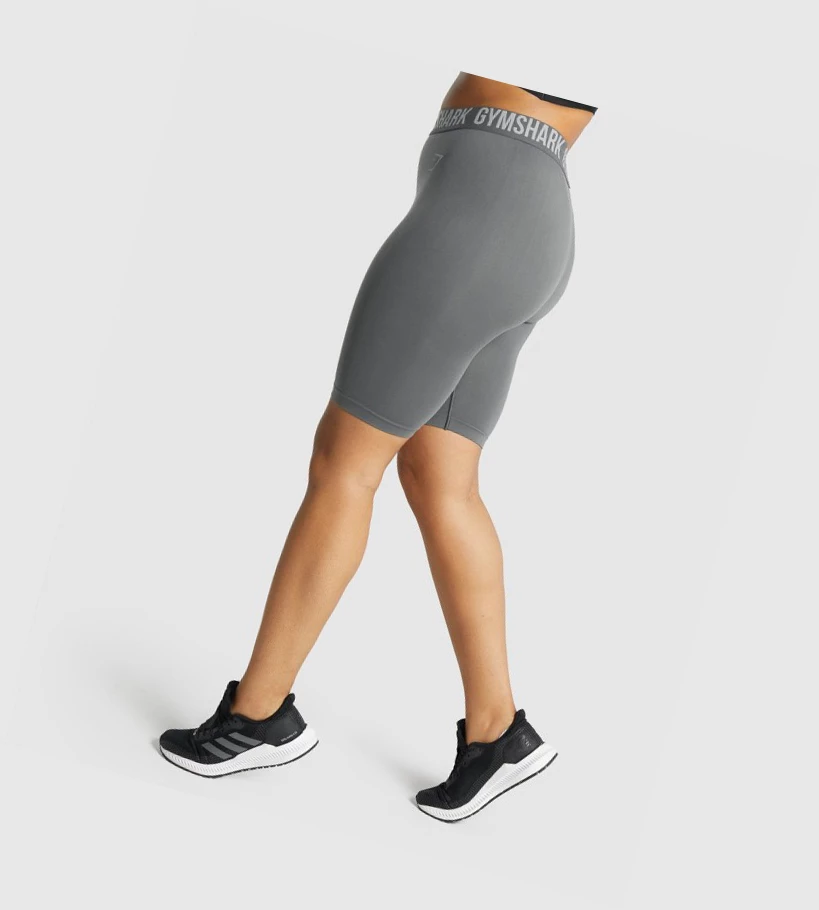 Gymshark Fit Seamless Cycling Naisten Shortsit Harmaat | PKMDNO413