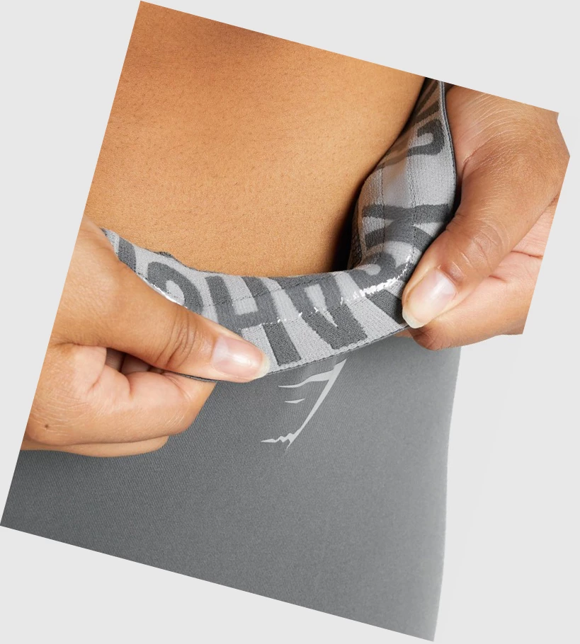 Gymshark Fit Seamless Cycling Naisten Shortsit Harmaat | PKMDNO413