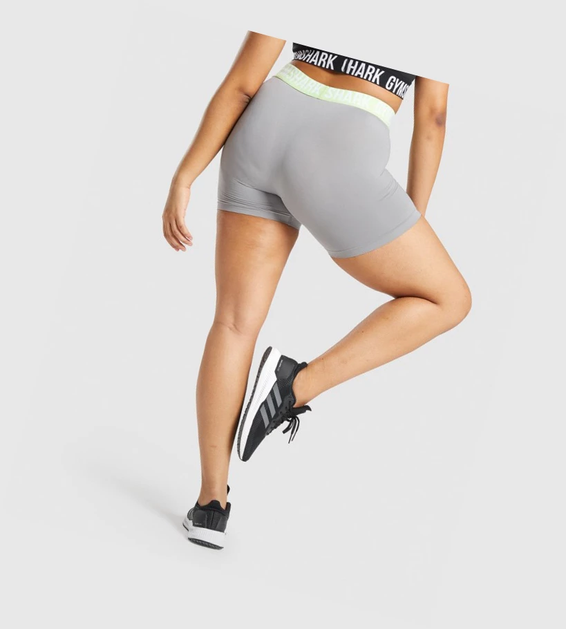 Gymshark Fit Seamless Naisten Shortsit Harmaat | PCIATK187