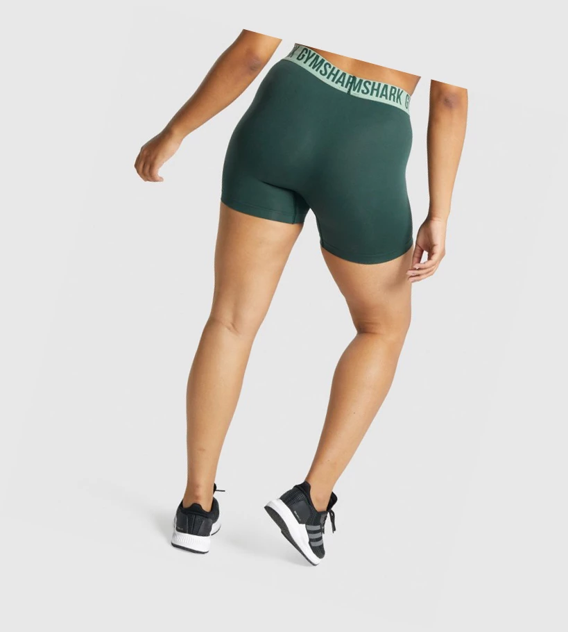 Gymshark Fit Seamless Naisten Shortsit Vihreä | JKFYEN013