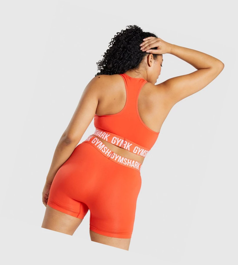 Gymshark Fit Seamless Naisten Urheiluliivit Oranssi | BYZJKL592