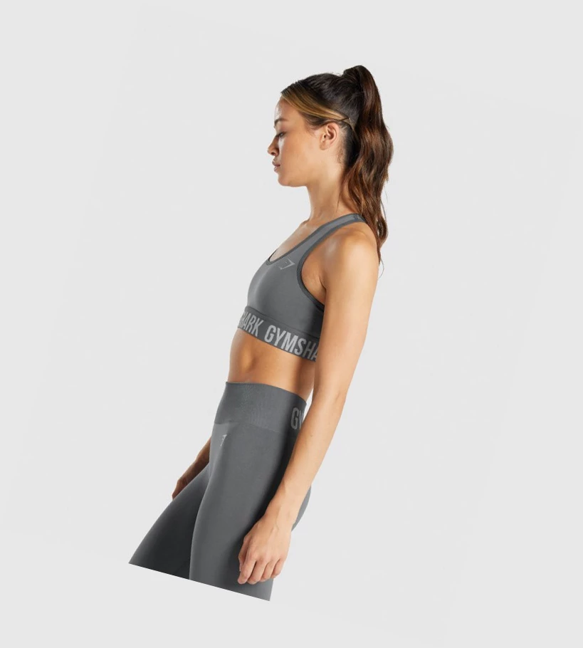 Gymshark Fit Seamless Naisten Urheiluliivit Harmaat | CQPKXB542