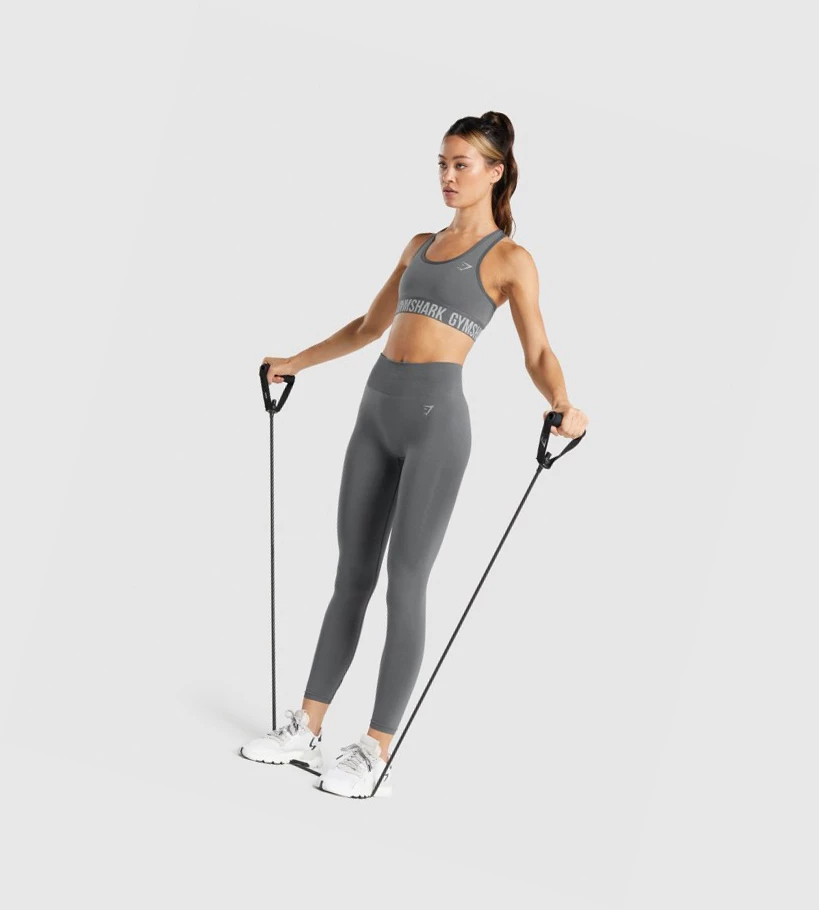 Gymshark Fit Seamless Naisten Urheiluliivit Harmaat | CQPKXB542
