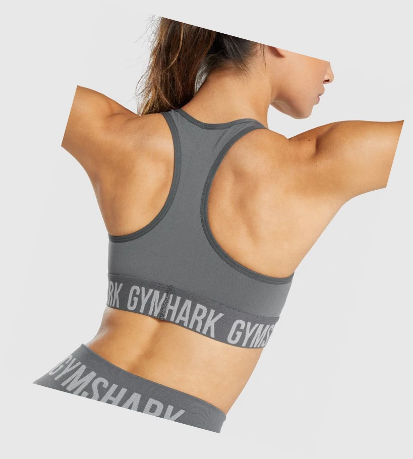 Gymshark Fit Seamless Naisten Urheiluliivit Harmaat | CQPKXB542