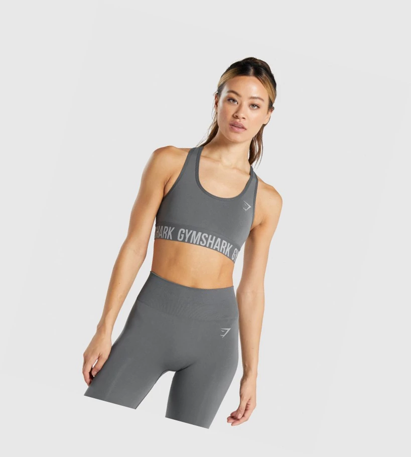 Gymshark Fit Seamless Naisten Urheiluliivit Harmaat | CQPKXB542
