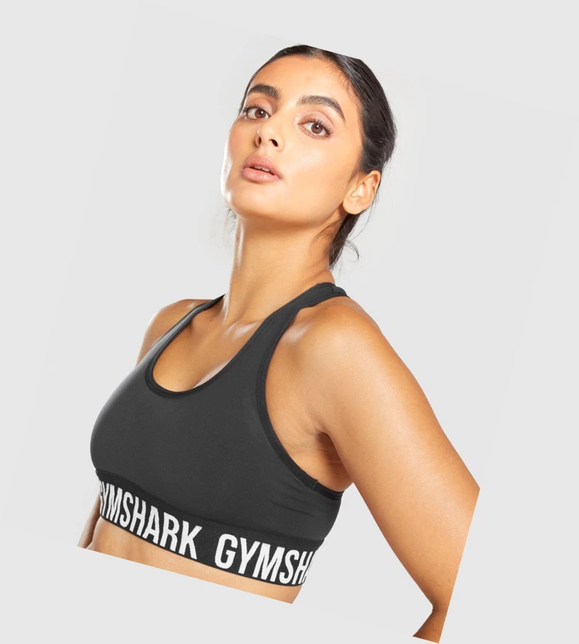 Gymshark Fit Seamless Naisten Urheiluliivit Mustat Valkoinen | HDLWNX127