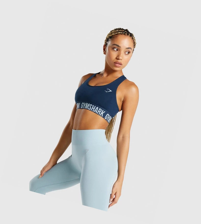 Gymshark Fit Seamless Naisten Urheiluliivit Laivastonsininen | PHTXZG510