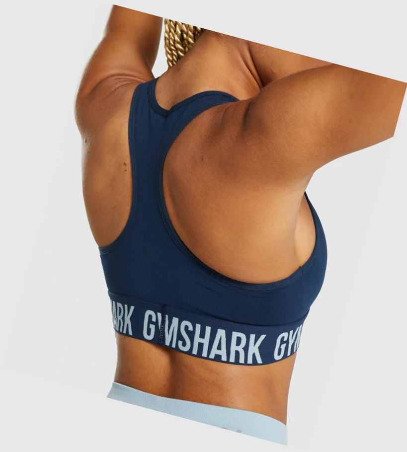 Gymshark Fit Seamless Naisten Urheiluliivit Laivastonsininen | PHTXZG510