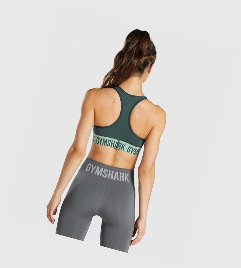Gymshark Fit Seamless Naisten Urheiluliivit Vihreä | WMUKIP125