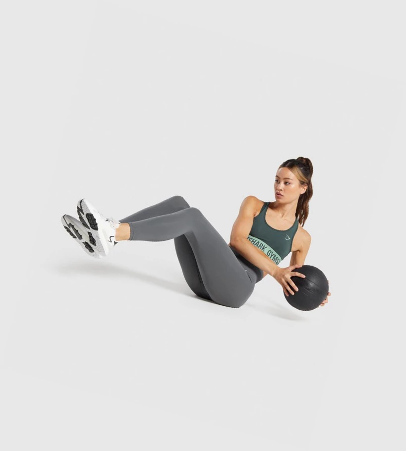 Gymshark Fit Seamless Naisten Urheiluliivit Vihreä | WMUKIP125