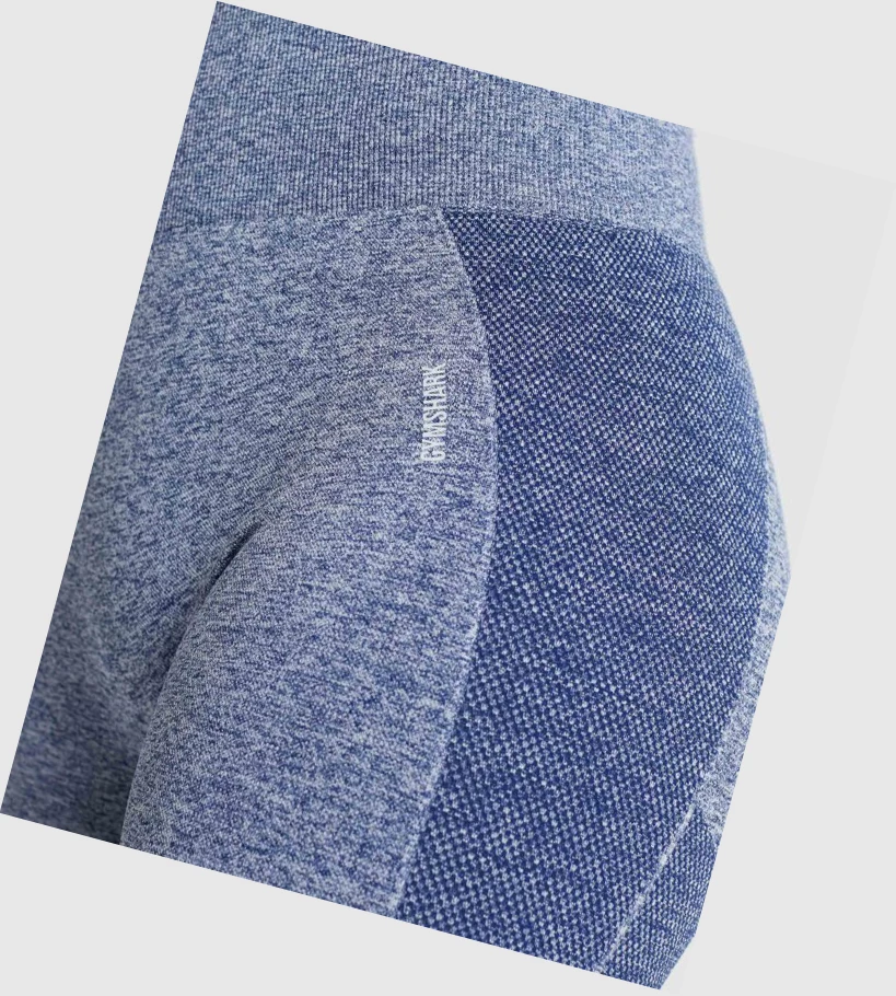 Gymshark Flex Cycling Naisten Shortsit Laivastonsininen Vaaleanharmaat | JKMGWF391