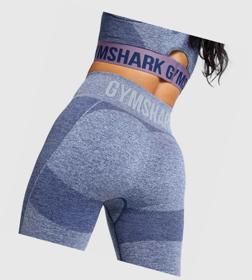Gymshark Flex Cycling Naisten Shortsit Laivastonsininen Vaaleanharmaat | JKMGWF391