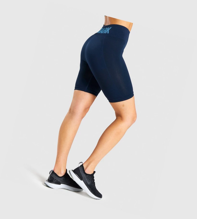 Gymshark Flex Cycling Naisten Shortsit Laivastonsininen | VGEDIK615