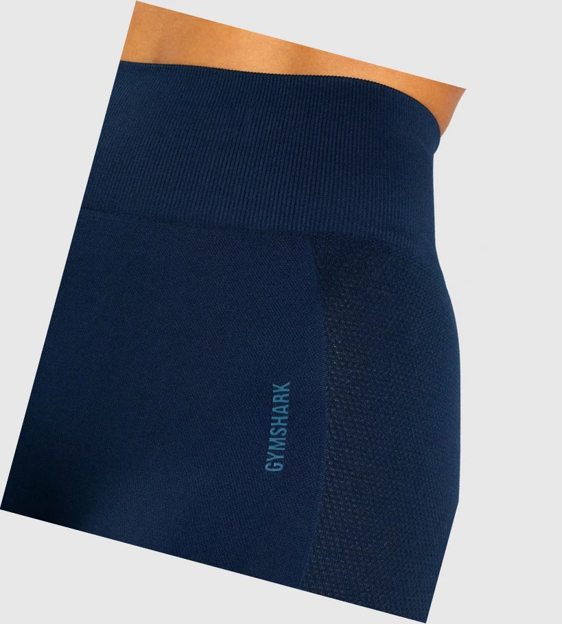 Gymshark Flex Cycling Naisten Shortsit Laivastonsininen | VGEDIK615