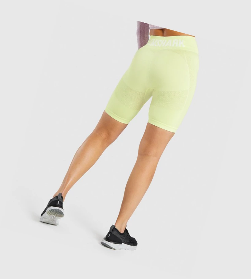 Gymshark Flex Cycling Naisten Shortsit Vaaleanvihreä | AHNPDG630