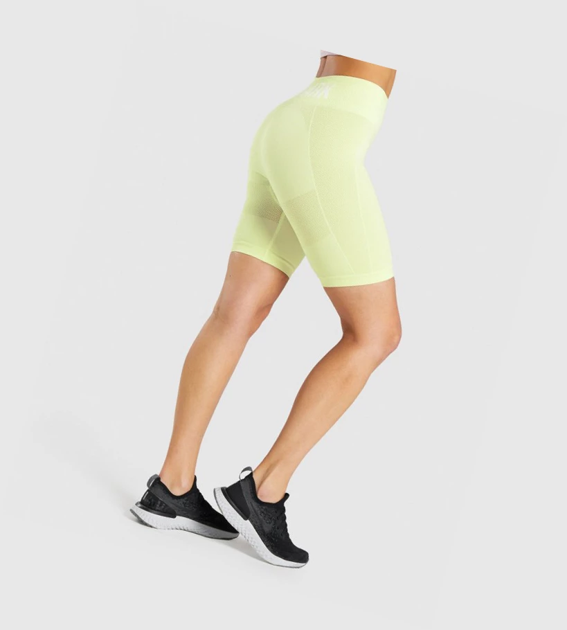 Gymshark Flex Cycling Naisten Shortsit Vaaleanvihreä | AHNPDG630