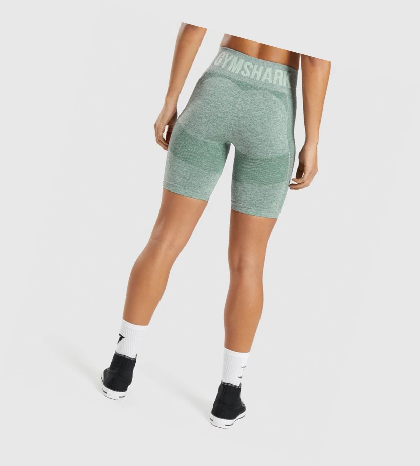 Gymshark Flex Cycling Naisten Shortsit Vihreä | TRAMZQ287