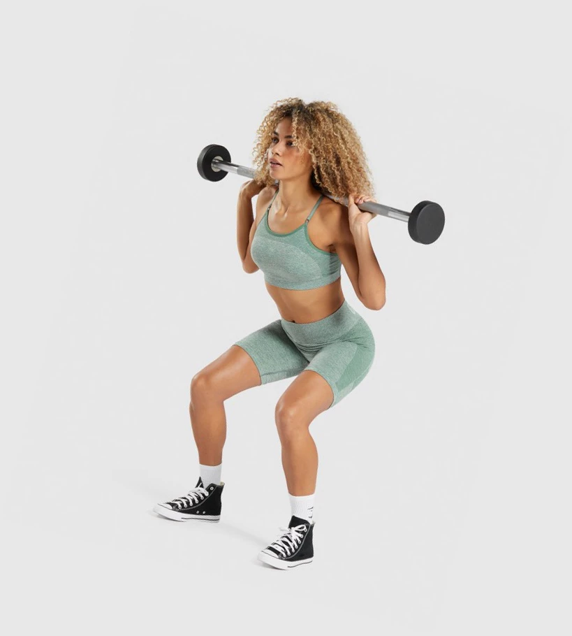 Gymshark Flex Cycling Naisten Shortsit Vihreä | TRAMZQ287