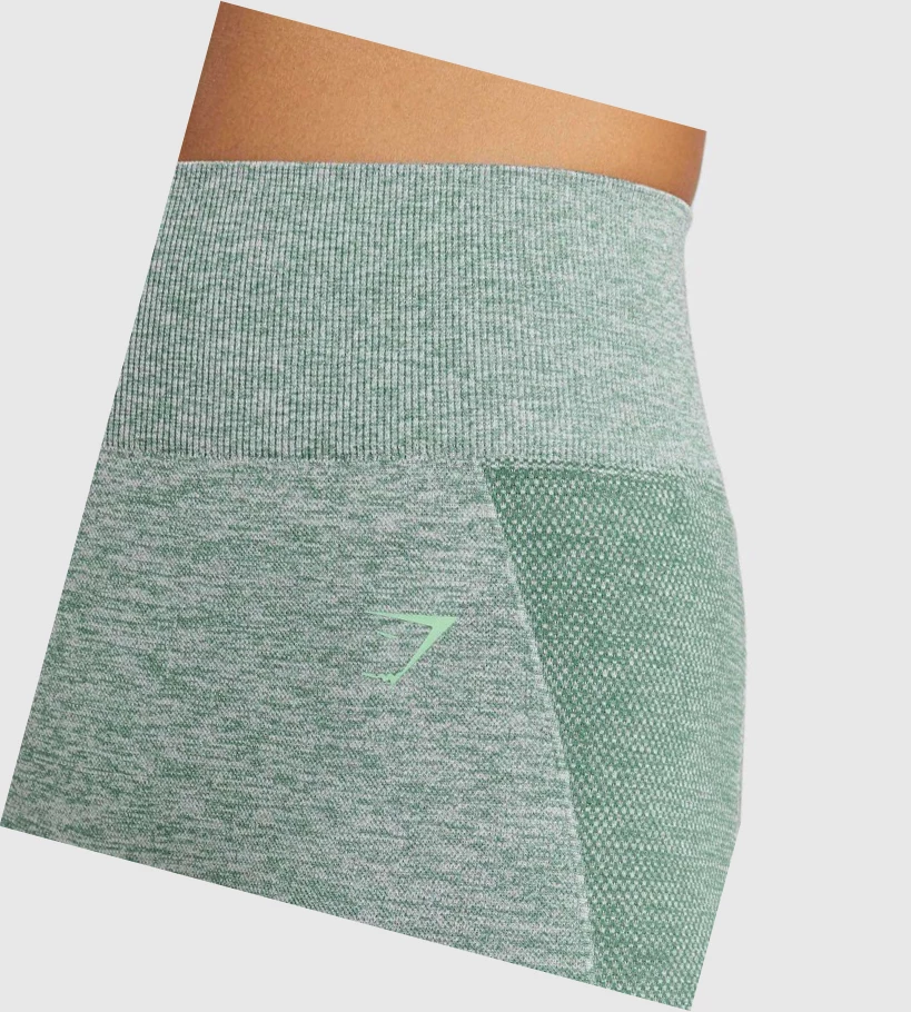 Gymshark Flex Cycling Naisten Shortsit Vihreä | TRAMZQ287