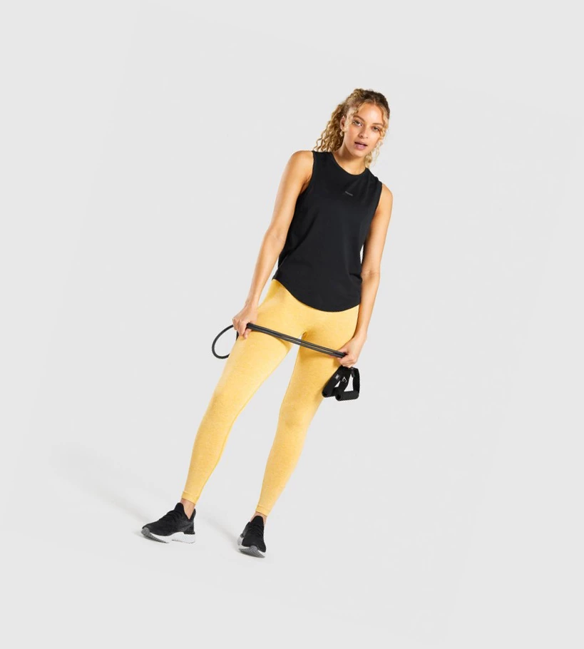 Gymshark Flex Naisten Hihaton Paita Mustat Harmaat | URZQCO579