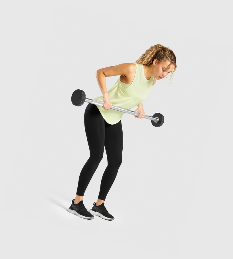 Gymshark Flex Naisten Hihaton Paita Vaaleanvihreä | ZLGQHK423