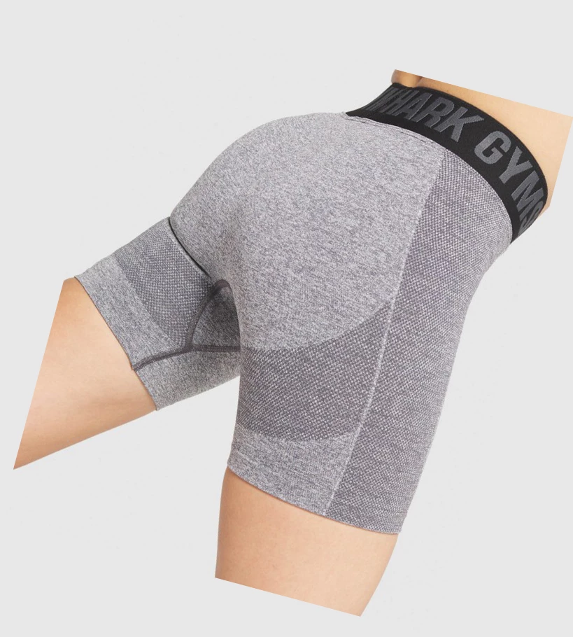 Gymshark Flex Naisten Shortsit Harmaat Mustat | VDTSCU014