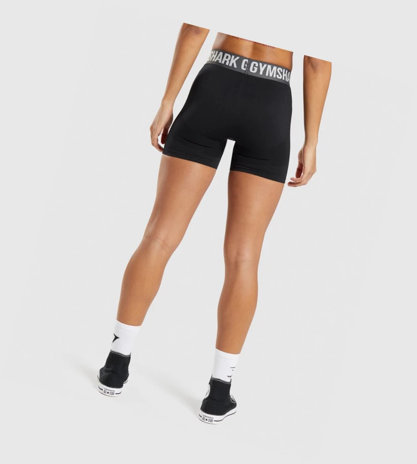 Gymshark Flex Naisten Shortsit Mustat | MZULRG074