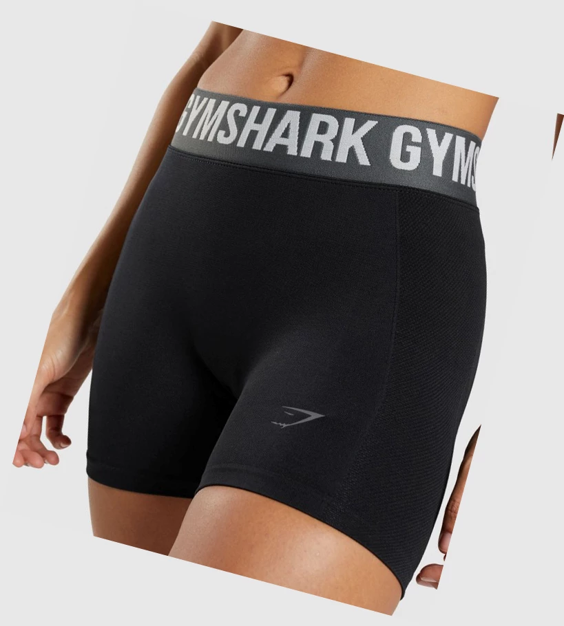Gymshark Flex Naisten Shortsit Mustat | MZULRG074