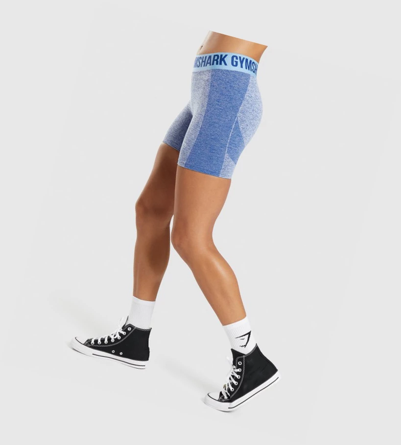 Gymshark Flex Naisten Shortsit Sininen | HIGRSZ390