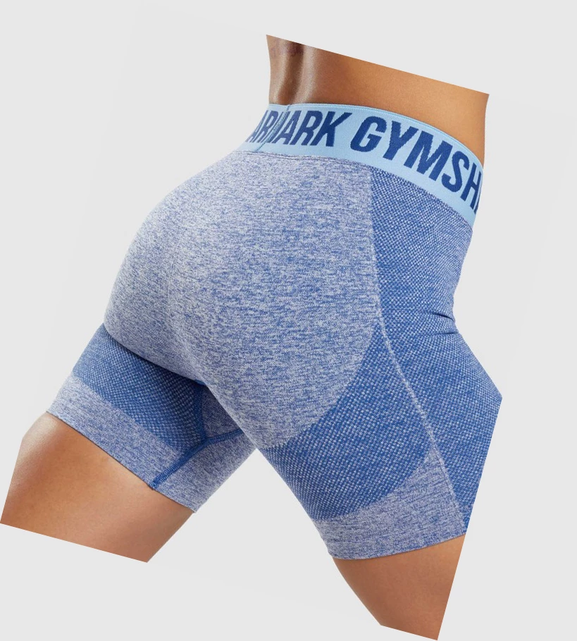 Gymshark Flex Naisten Shortsit Sininen | HIGRSZ390