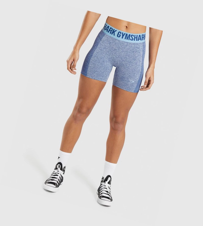 Gymshark Flex Naisten Shortsit Sininen | HIGRSZ390