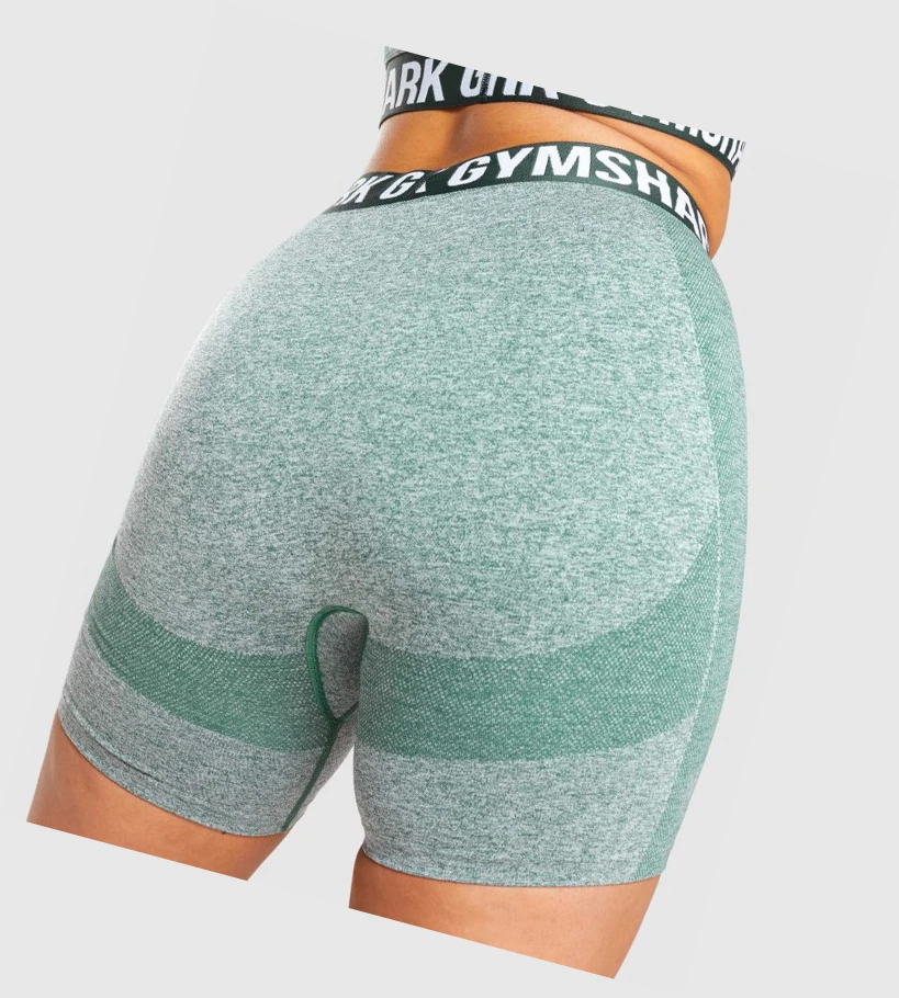 Gymshark Flex Naisten Shortsit Tummanvihreä | PIOXLY195