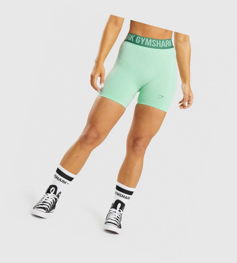 Gymshark Flex Naisten Shortsit Vihreä | XKARWZ378