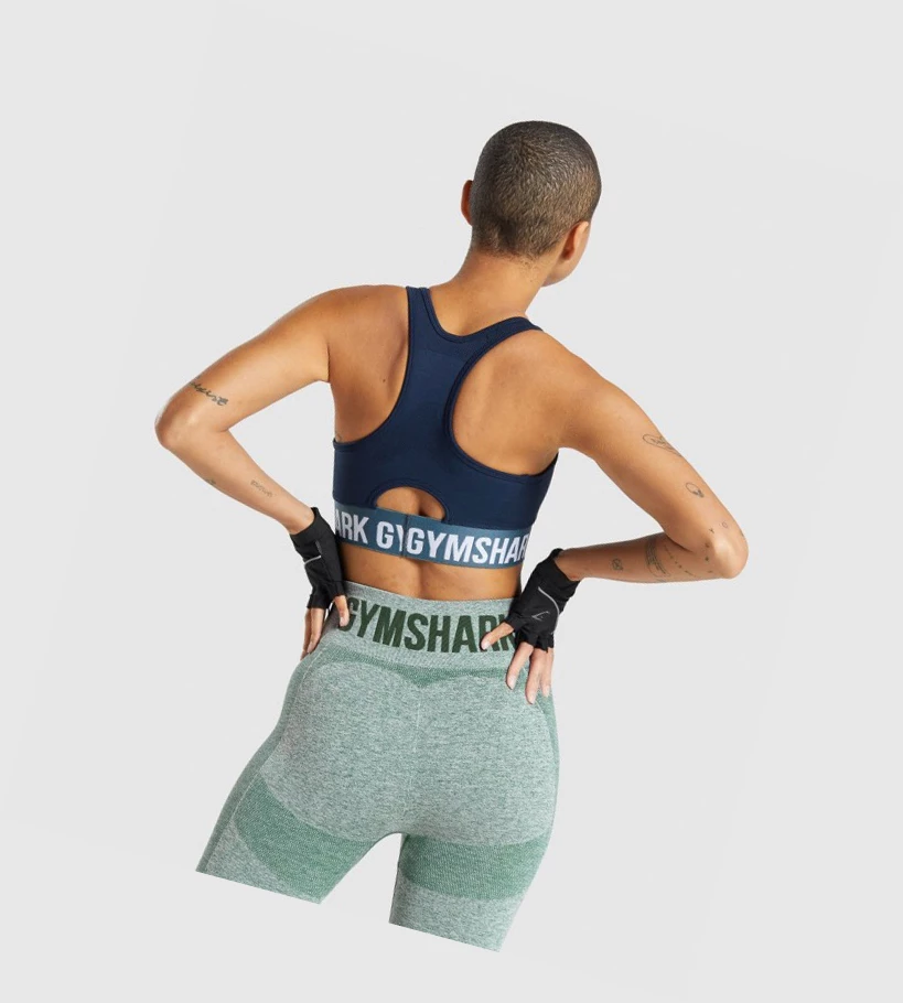 Gymshark Flex Naisten Urheiluliivit Laivastonsininen | ULXCTB189