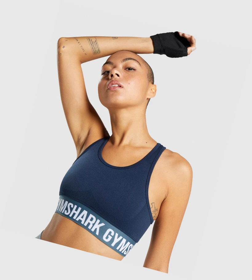 Gymshark Flex Naisten Urheiluliivit Laivastonsininen | ULXCTB189