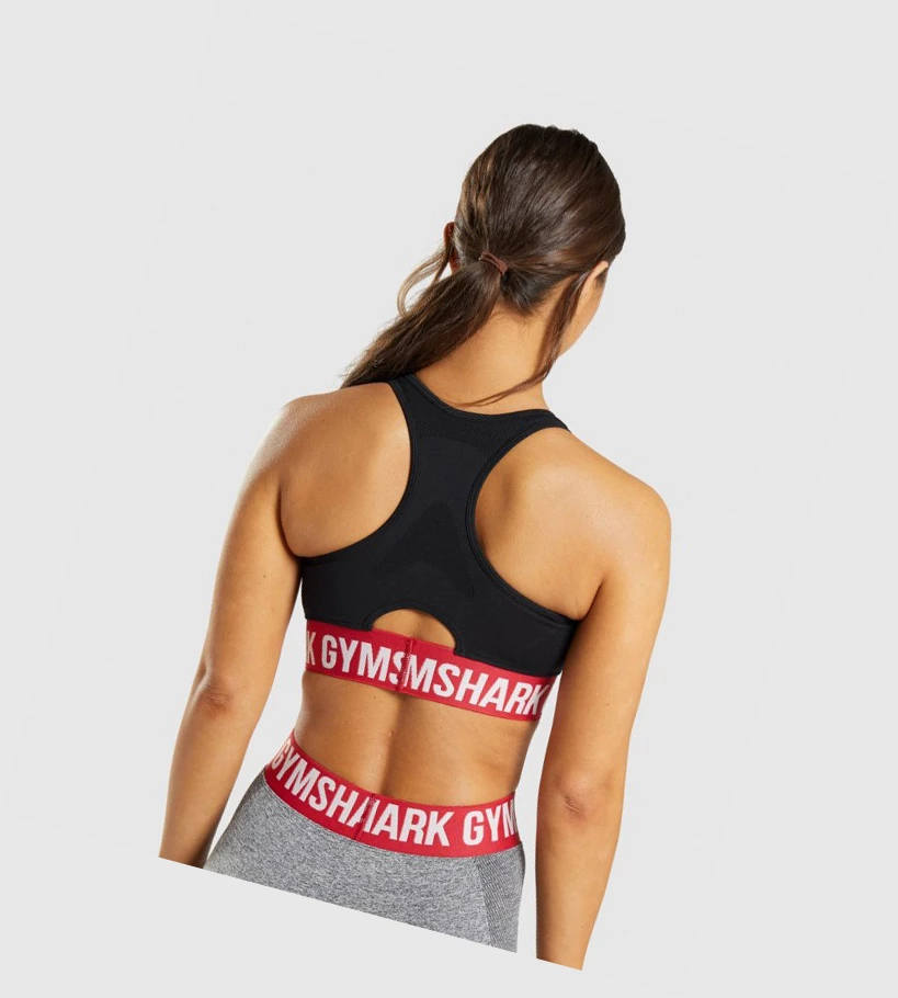 Gymshark Flex Naisten Urheiluliivit Mustat | NITWPQ149